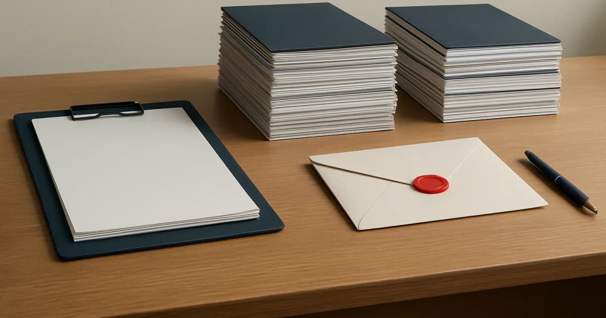 Two paths diverging from one ISO document, one marked self-assessment and the other marked external audit