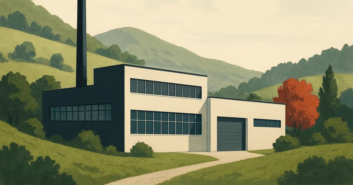 Graphique sobre d'une feuille verte stylisée entourée d'un cycle d'amélioration en sept étapes, avec la mention ISO 14001