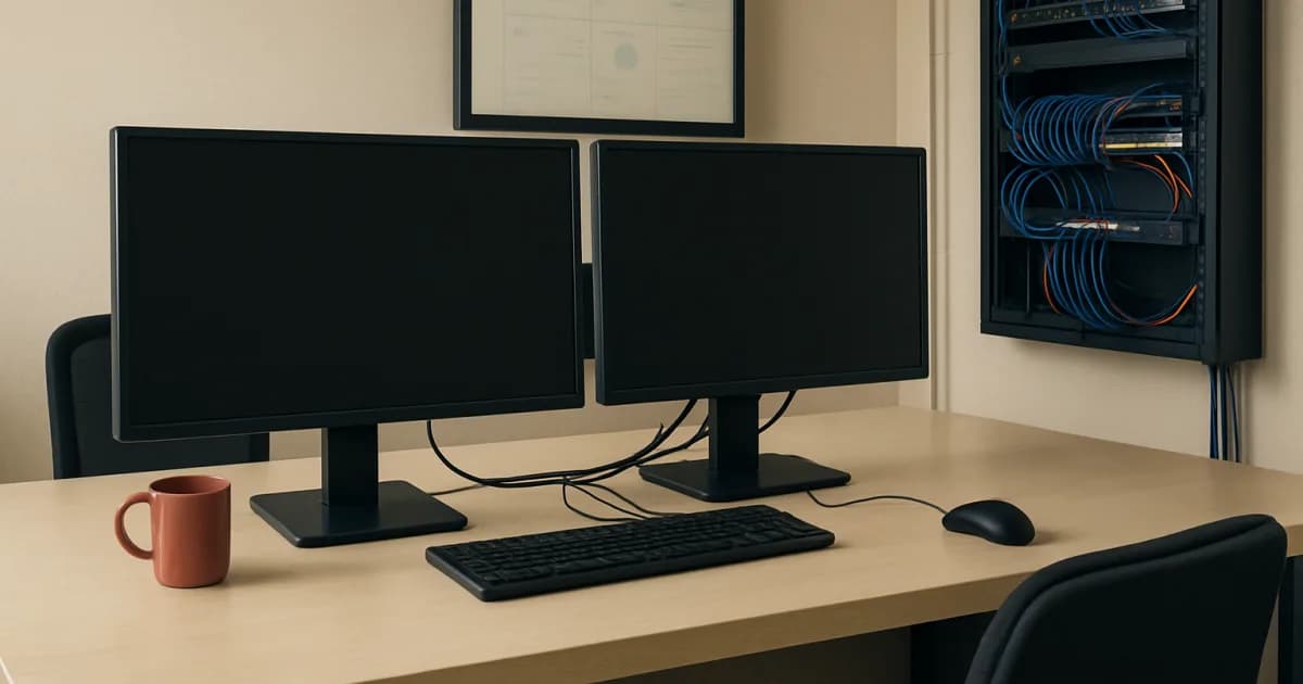 Schéma simple de services IT reliés par un cycle d'amélioration continue, avec un certificat ISO 20000-1 au centre