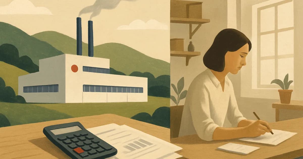 Graphique sobre montrant les postes de coût d'une ISO 14001 : temps interne, accompagnement, audit et mise en conformité